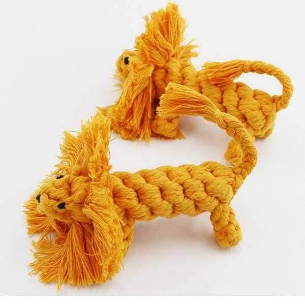 Lion Rope Dog Toy